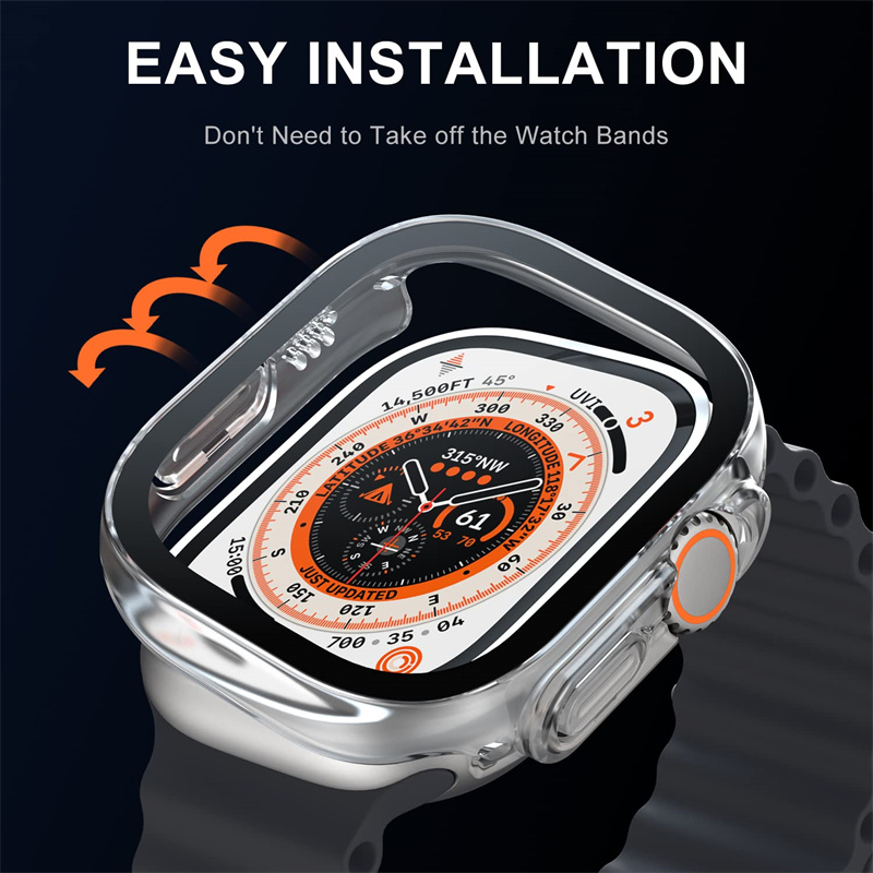 Glass+case For Apple Watch Ult - Luxury Watch Protection Film recension och pris