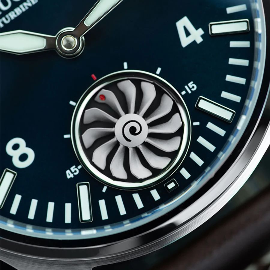 Hruodland 43mm Pilot Men's Man - Tourbillon Movement Watch recension och pris