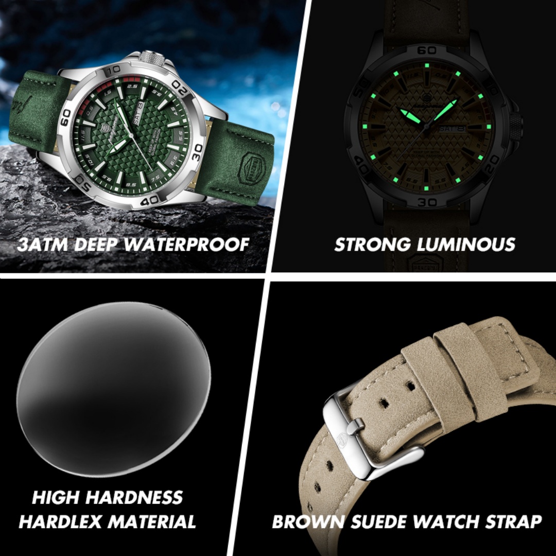 PAAZOMU Luxury Brand Men Watch - Luxury Watch Exhibition recension och pris