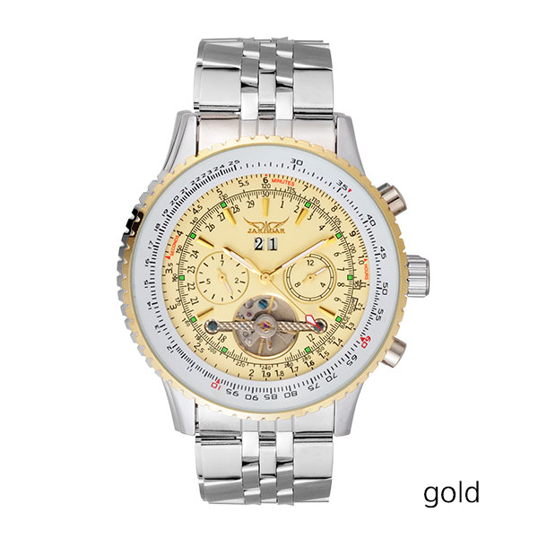 JARAGAR Mens Watches Luxury St - Tourbillon Movement Watch recension och pris