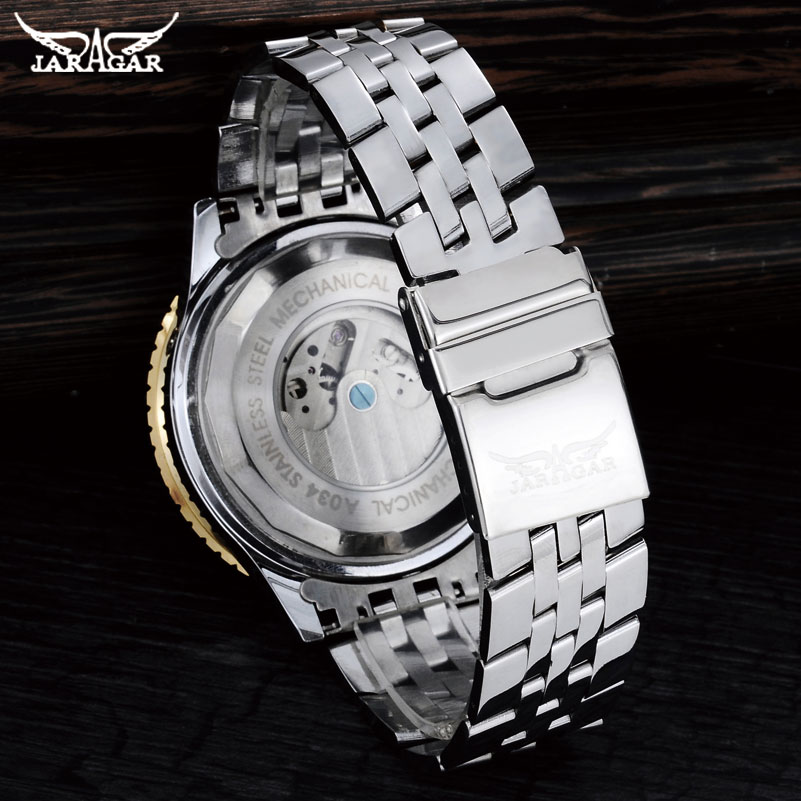JARAGAR Mens Watches Luxury St - Tourbillon Movement Watch recension och pris