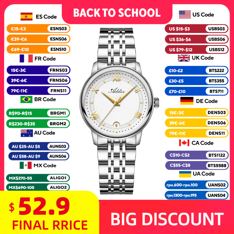 ADDIES Elegant Quartz Ladies W - Luxury Watch Storage recension och pris