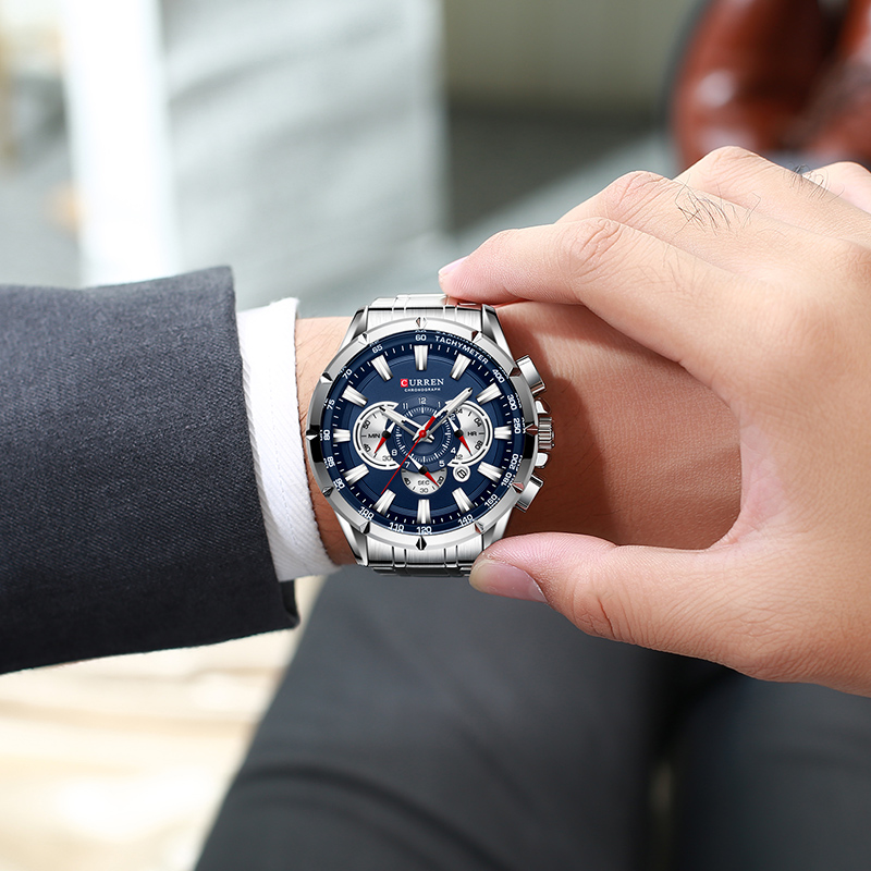 CURREN Wrist Watch Men Waterpr - Luxury Watch Exhibition recension och pris