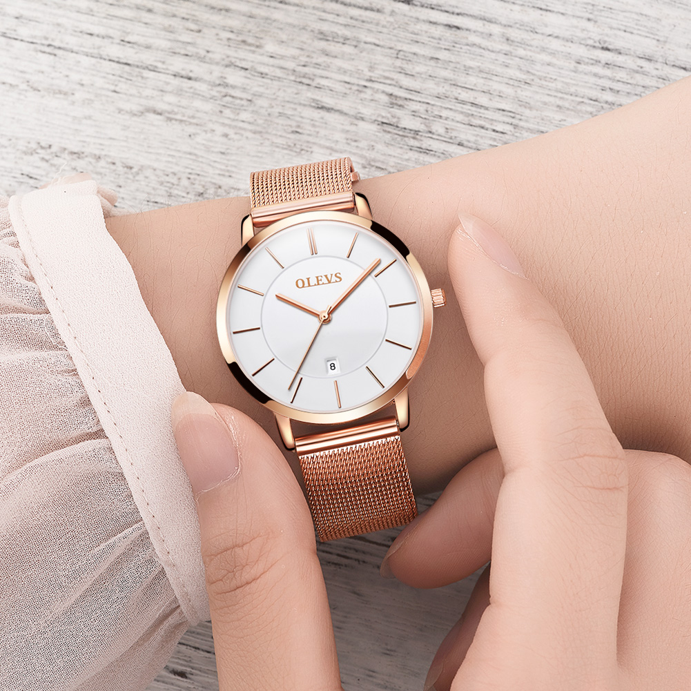 OLEVS Watches For Women Quartz - Luxury Watch Storage recension och pris