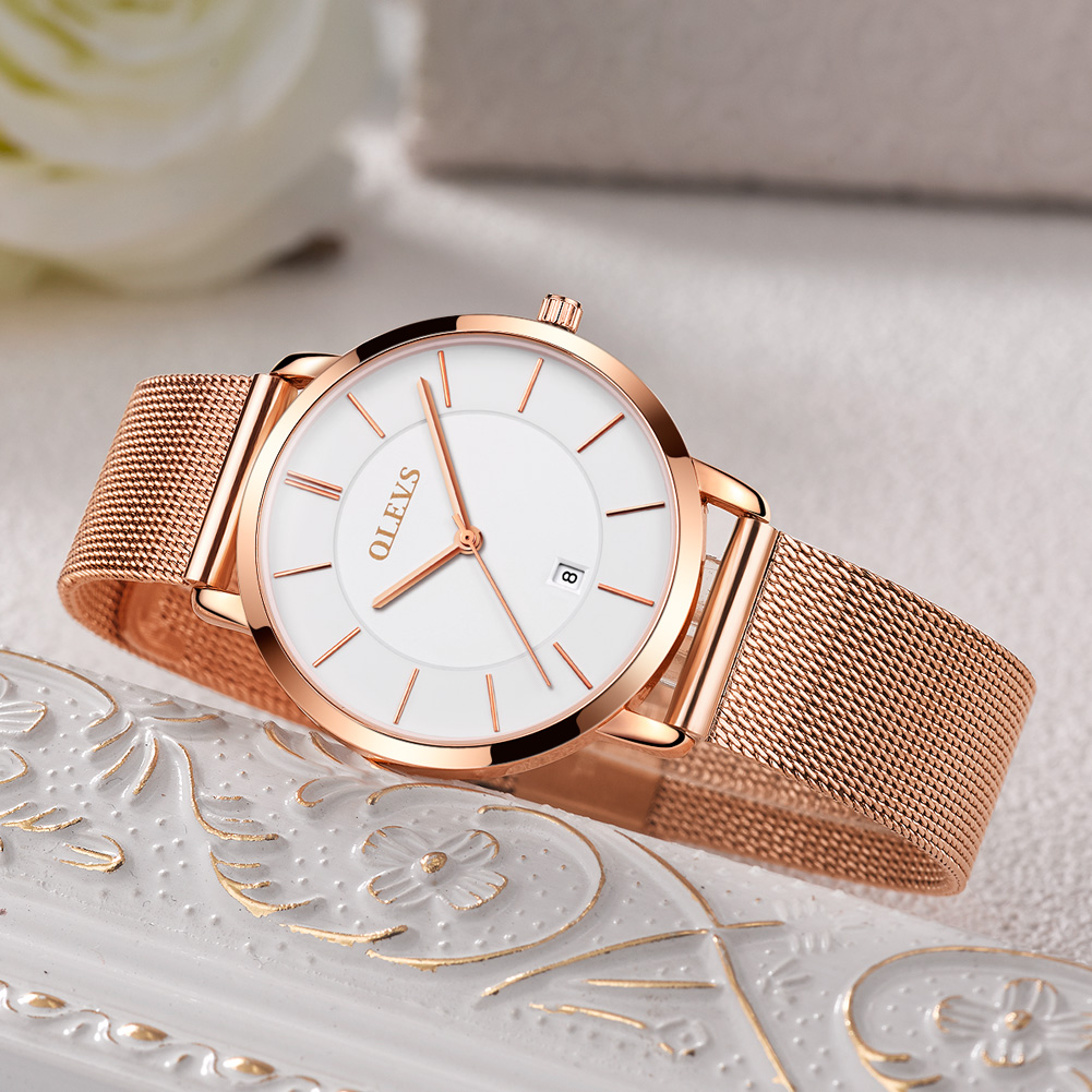 OLEVS Watches For Women Quartz - Luxury Watch Storage recension och pris