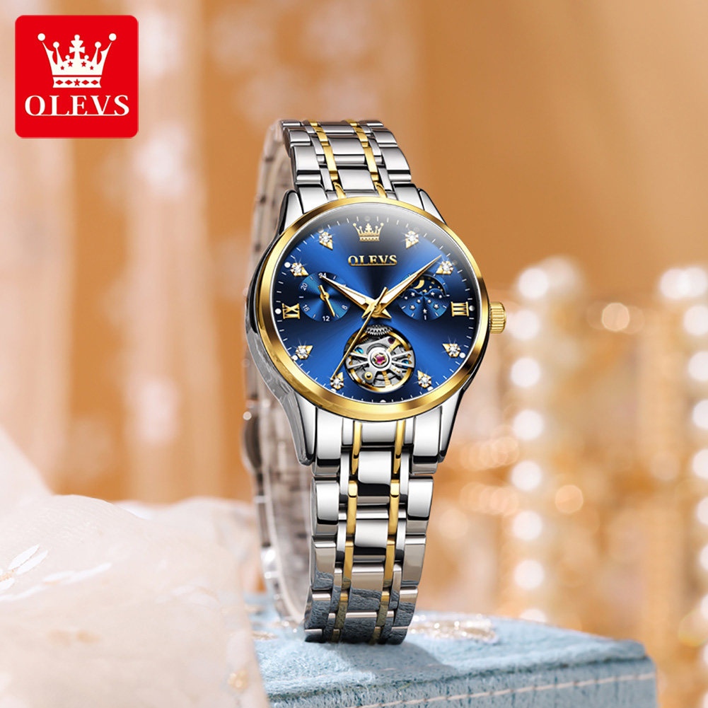 OLEVS Women's Watches Luxury T - Tourbillon Movement Watch recension och pris
