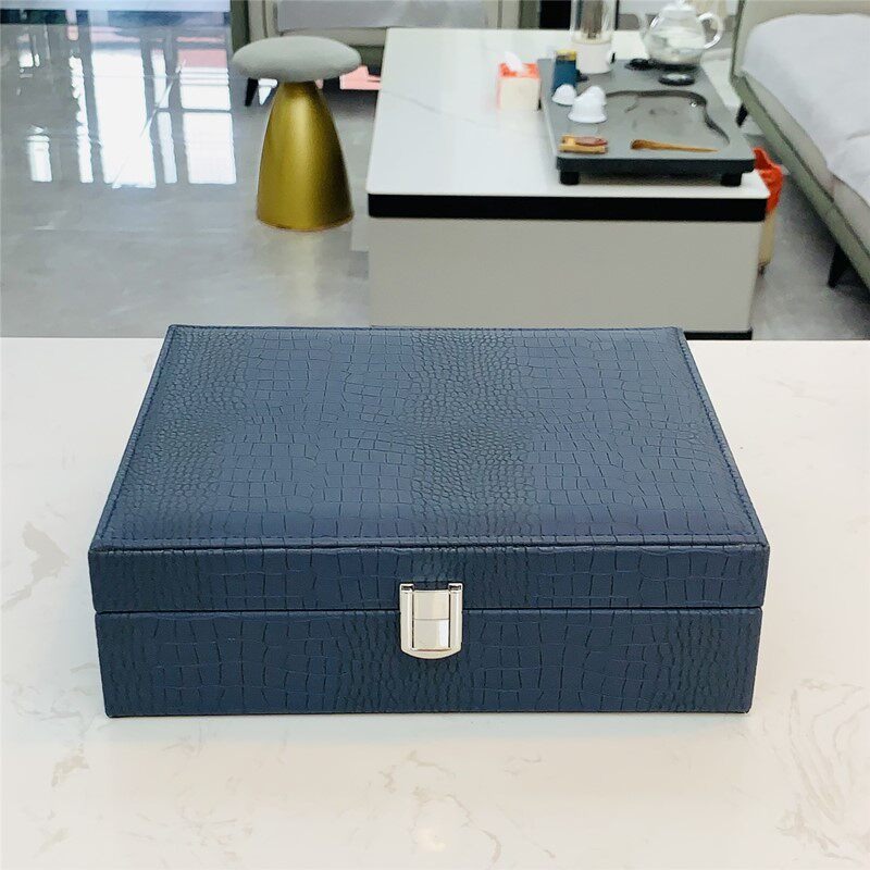 Portable Jewelry Box Leather L - Luxury Watch E Jewellery recension och pris