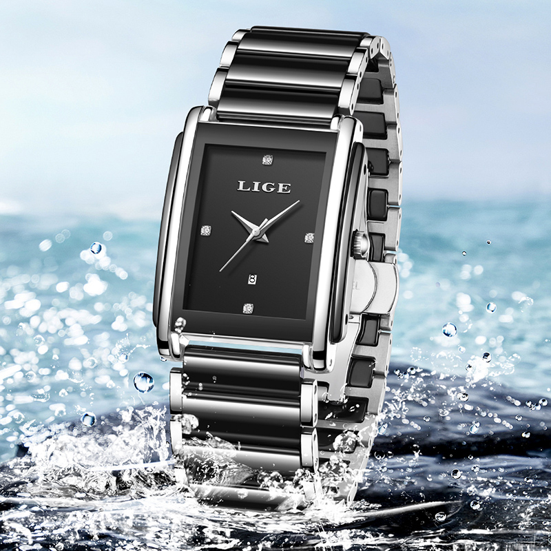 LIGE New Luxury Women Watches  - Luxury Watch Storage recension och pris