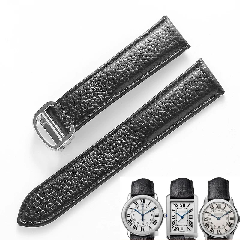 Genuine Leather Watch Strap fo - Luxury Watch Engraving recension och pris