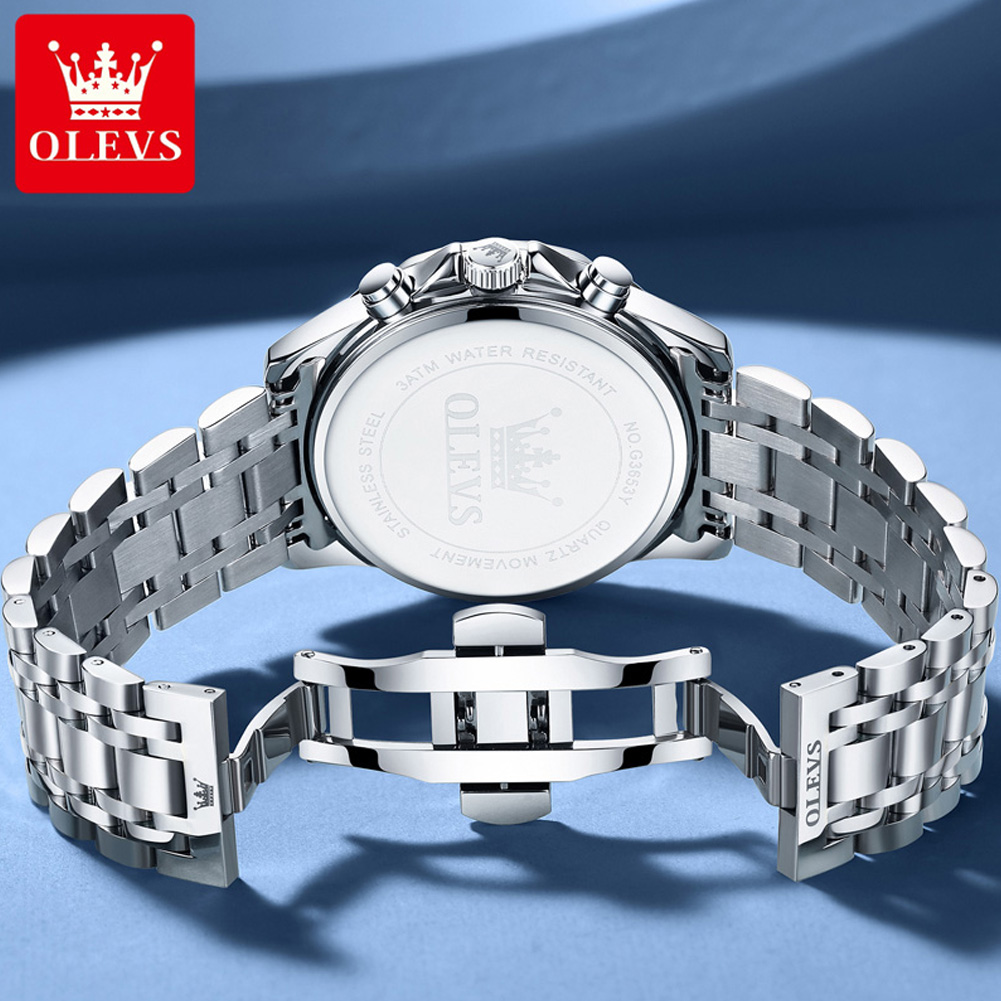 OLEVS 3653 Brand Moon Phase Ca - Luxury Watch Exhibition recension och pris