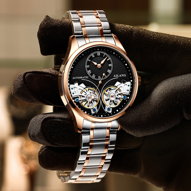 AILANG Brand New Fashion Doubl - Tourbillon Movement Watch recension och pris