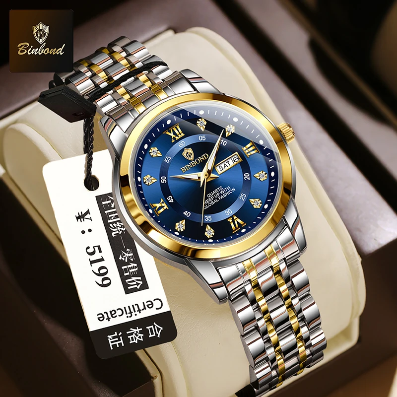 BINBOND B7169 Top Brand Luxury - Luxury Watch Exhibition recension och pris