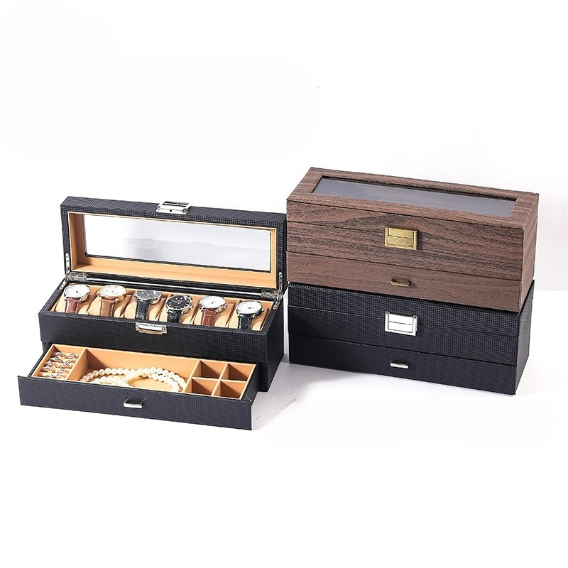 Leather Jewelry Box Retro Luxu - Luxury Watch E Jewellery recension och pris