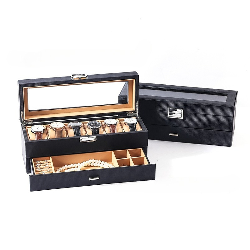 Leather Jewelry Box Retro Luxu - Luxury Watch E Jewellery recension och pris