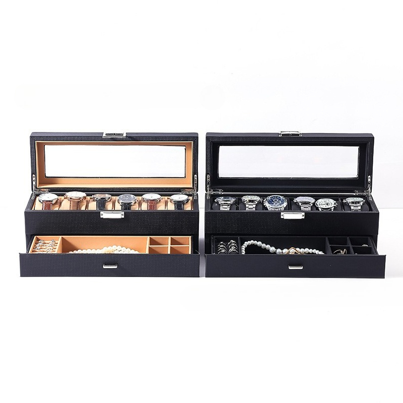 Leather Jewelry Box Retro Luxu - Luxury Watch E Jewellery recension och pris