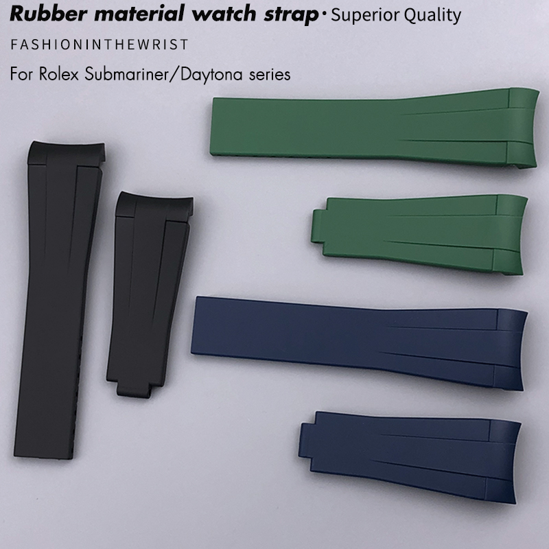 18mm 19mm 20mm 21mm 22mm Rubbe - Rolex Watch Submariner recension och pris