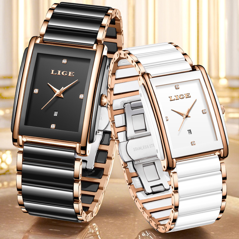 LIGE Fashion Elegant Women's W - Luxury Watch Storage recension och pris